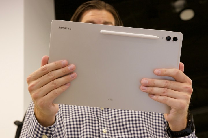 The back of the Samsung Galaxy Tab S9 Ultra.