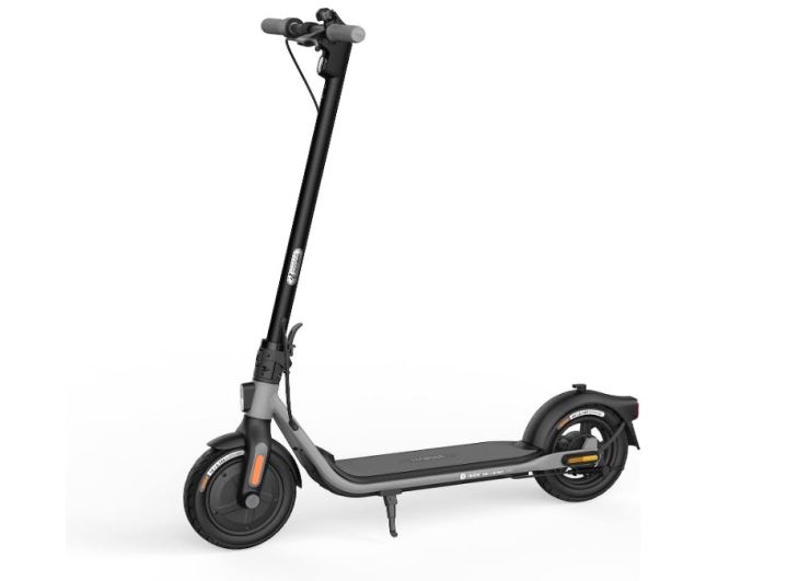 The Segway Ninebot electric scooter on a white background.