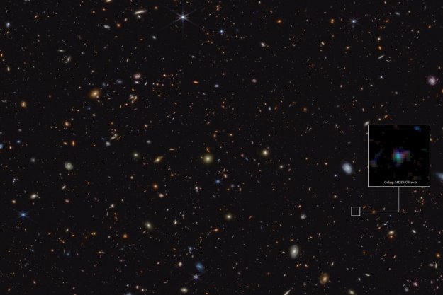This image highlights the save of the galaxy JADES-GS-z6 in a part of an notify of the sky identified as GOODS-South, which used to be noticed as share of the JWST Evolved Deep Extragalactic Explore, or JADES.