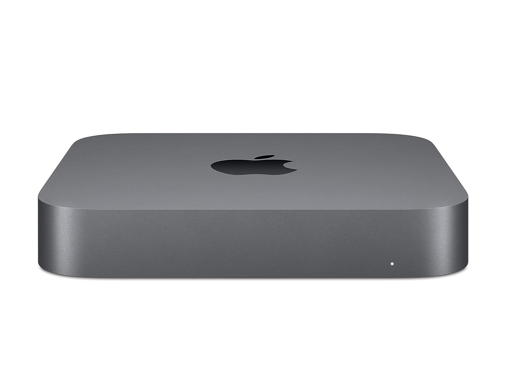 Imagen del producto Apple Mac Mini 2018 en gris.