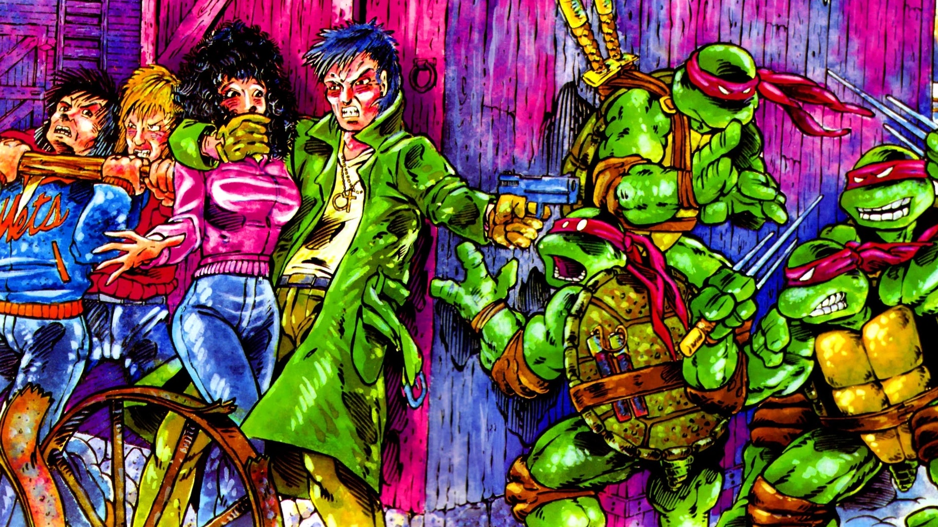 Capa de Tales of the Teenage Mutant Ninja Turtles #1