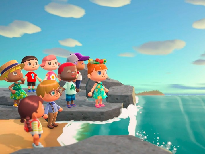 Gameplay action from Animal Crossing: New Horizons for Nintendo Switch.