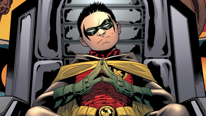 Damian Wayne as Robin.