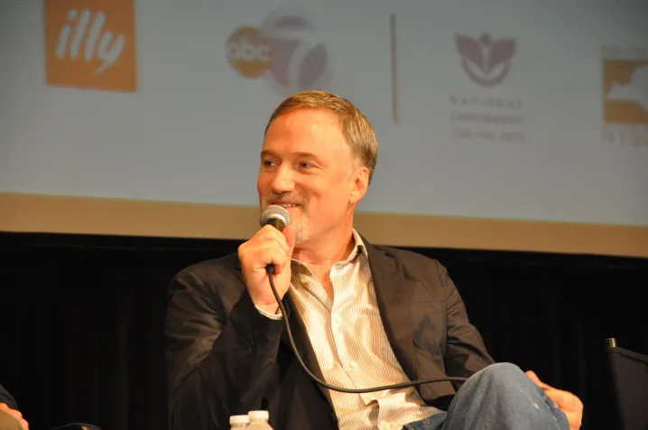 David Fincher no Festival de Cinema de Nova York.