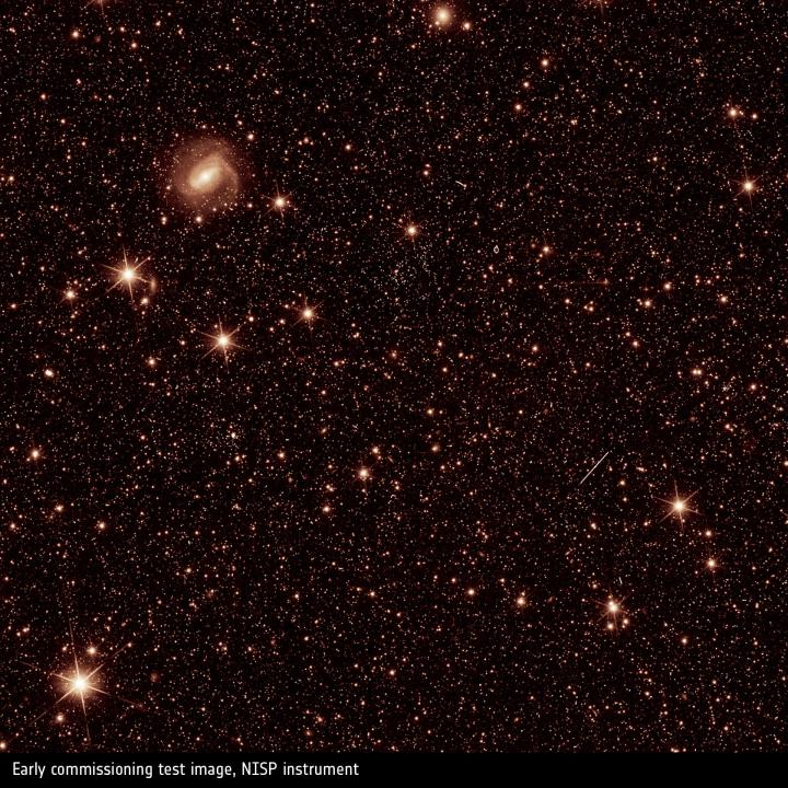 An image of space taken during the commissioning of Euclid to check that the focused instrument worked as expected.