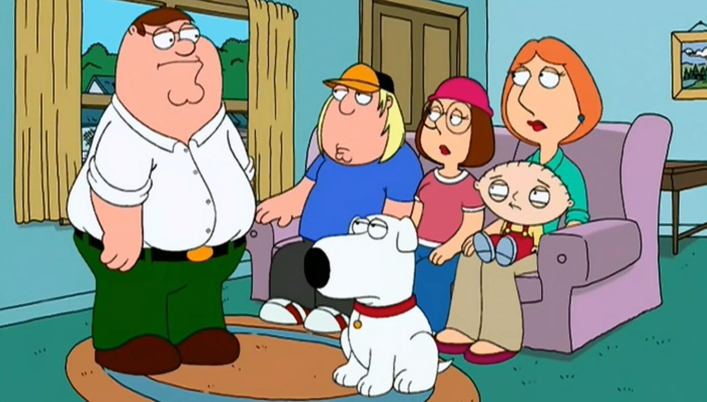 A família Griffin em "Family Guy".