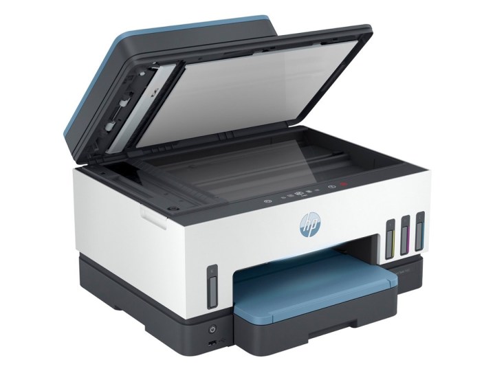 The HP - Smart Tank 7602 Wireless All-In-One Supertank Inkjet Printer against a white background.
