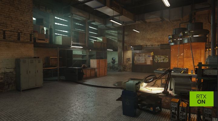 Ein Raum in Half-Life 2 RTX.