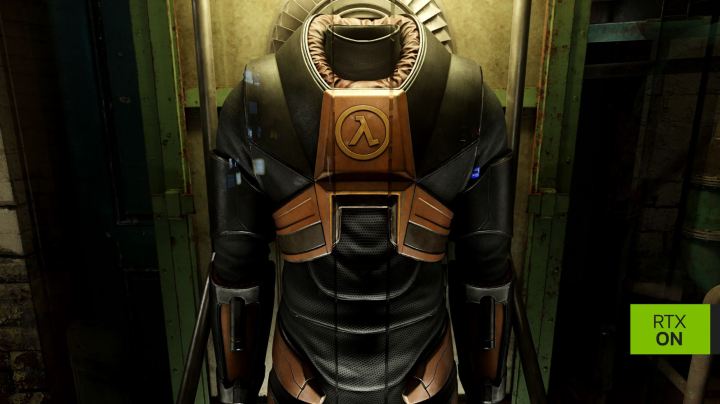 RTX On für Gordon Freemans Half-Life 2 RTX-Anzug.