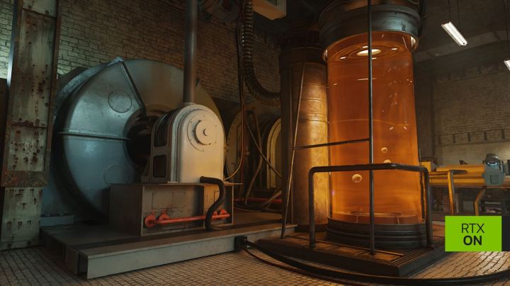 Half-Life 2 RTX-Screenshot mit Generator und Mehrwertsteuer.