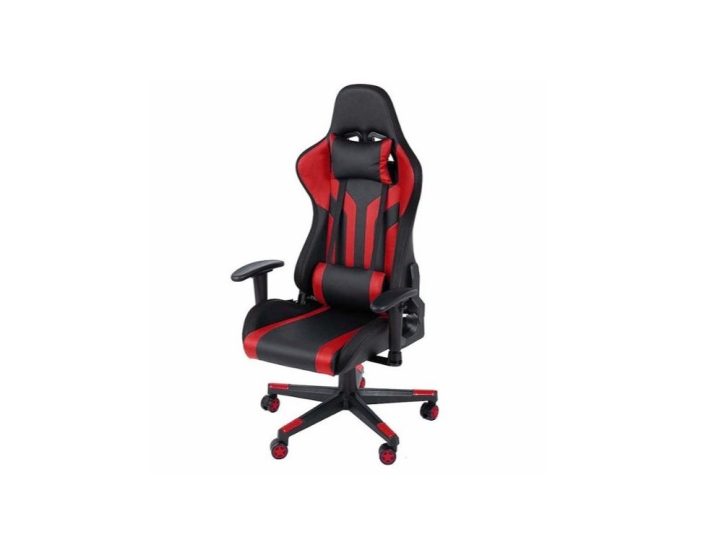 The red version of the Highmore Avatar gaming chair.