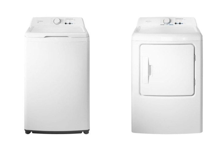 Insignia 12-cycle top-loading washer and 12-cycle electric dryer bundle product image