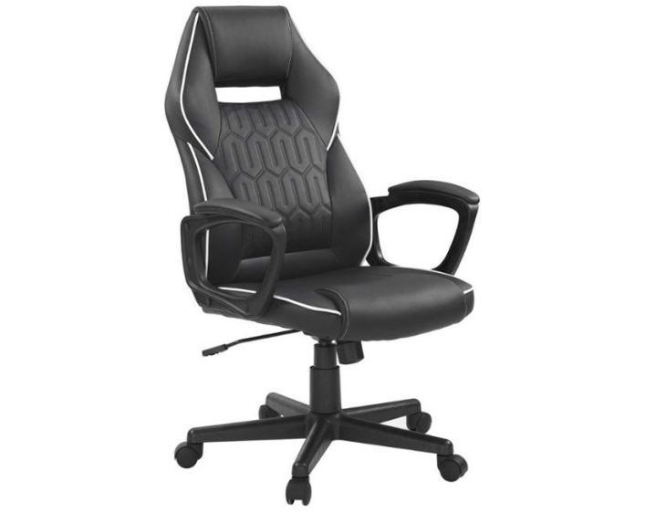 The black version of the Insignia Essential PC Gaming Chair.