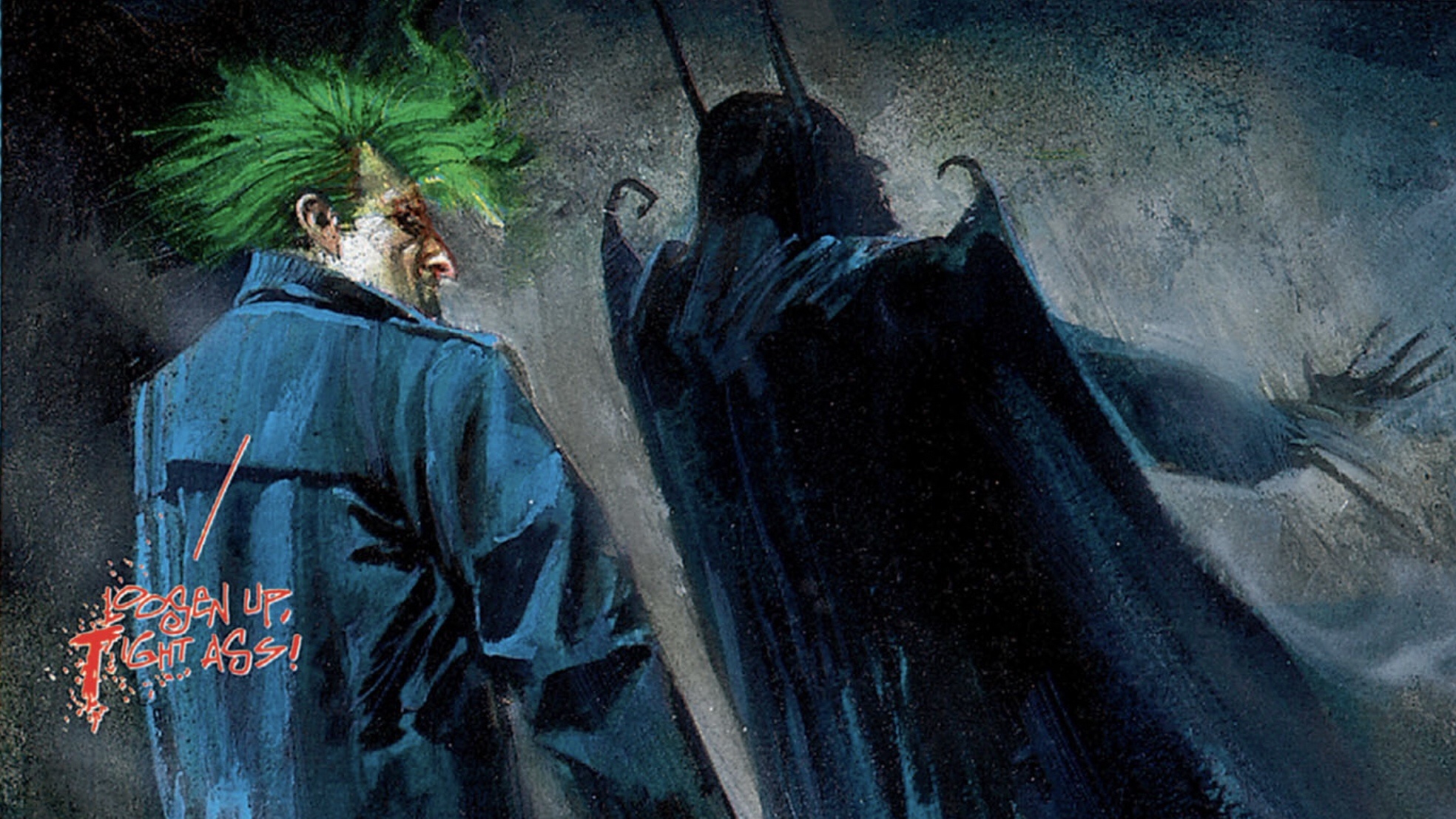 Joker and Batman in Arkham Asylum - A Serious House on Serious Earth