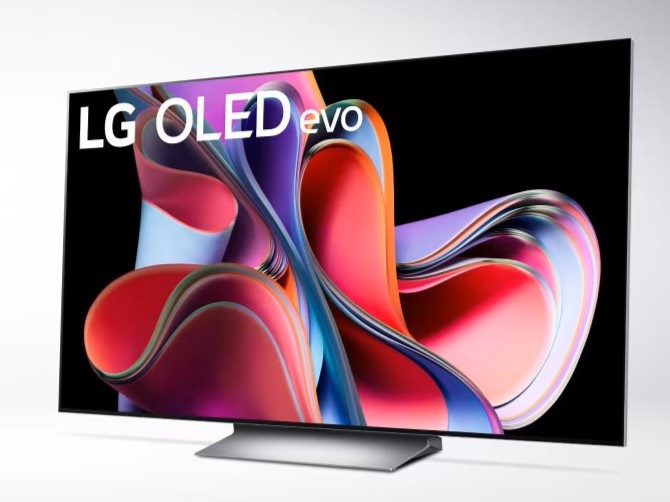 LG OLED evo with stand Labor Day savings product image