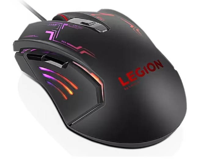 The Lenovo Legion M200 gaming mouse on a white background.