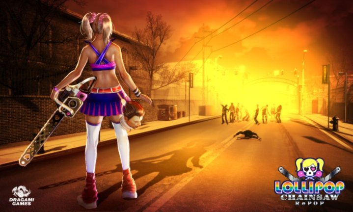 Concept art for the remake of Lollipop Chainsaw.