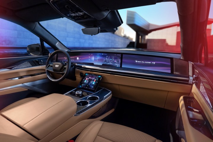 Interior of the 2025 Cadillac Escalade IQ.