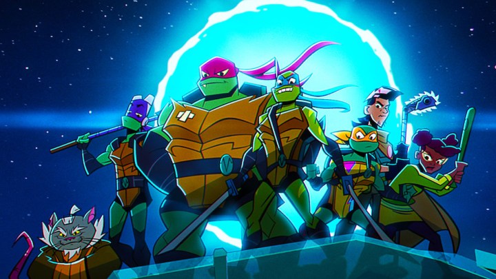 The official poster for Rise of the Teenage Mutant Ninja Turtles: The Movie.