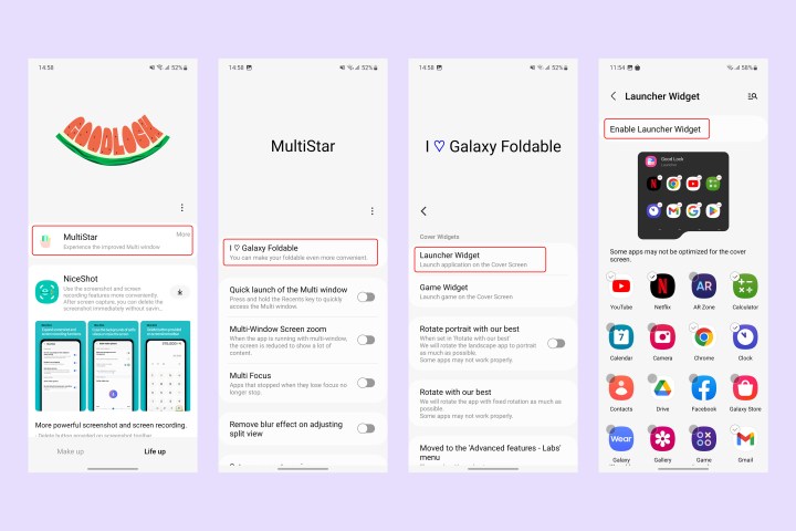 How to run any app on Samsung Galaxy Z Flip 5's cover screen using Good Lock modules.