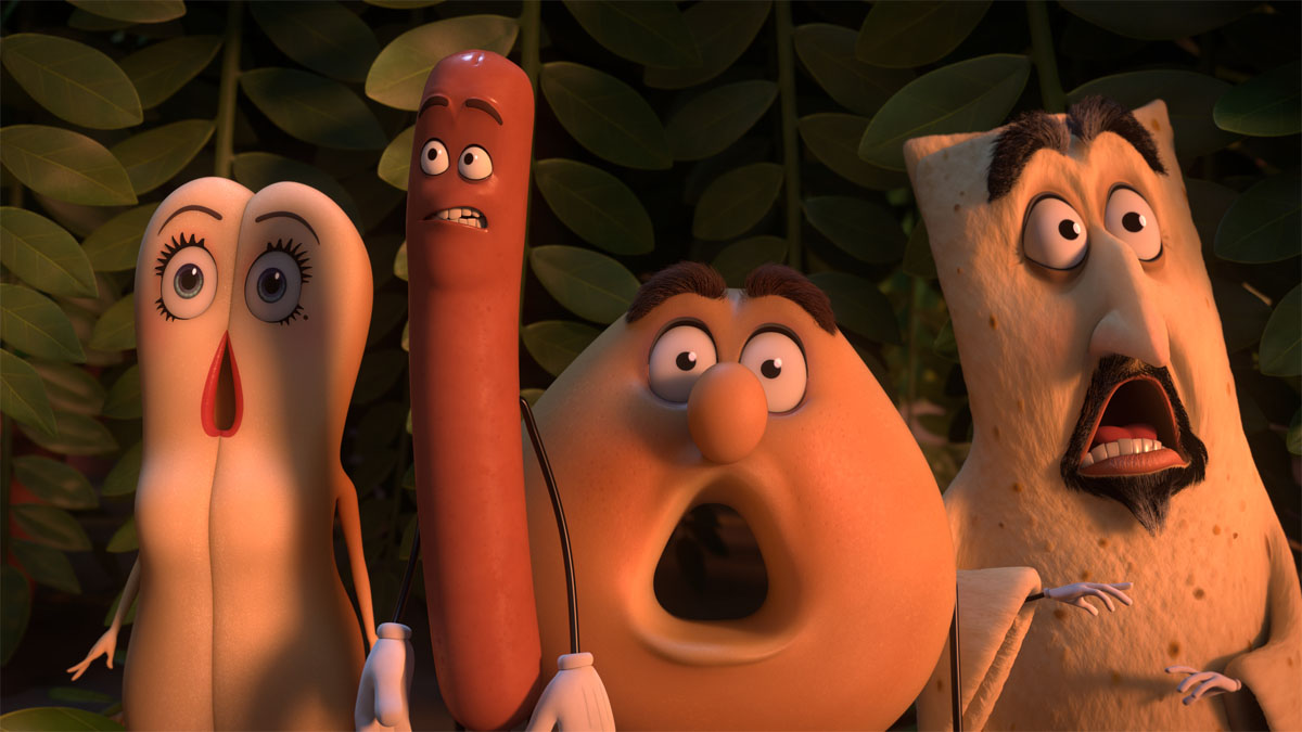 The anthropomorphic food of Sausage Party. 