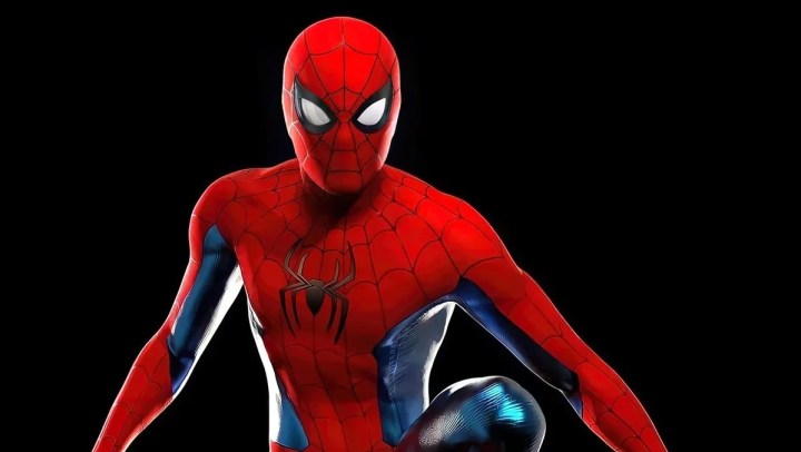 Spider-Man in his second homemade suit from "Spider-Man: No Way Home."