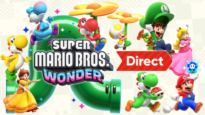 Key art for the Super Mario Bros. Wonder Direct