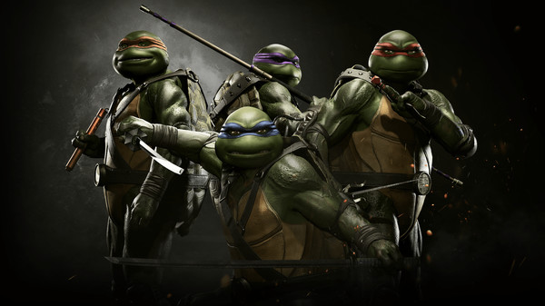Key art for the Teenage Mutant Ninja Turtles in Injustice 2