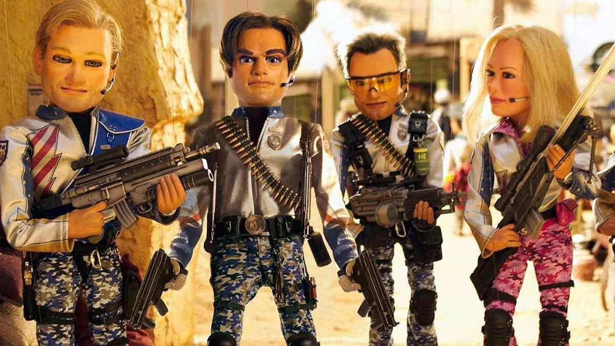 The marionettes of Team America: World Police. 
