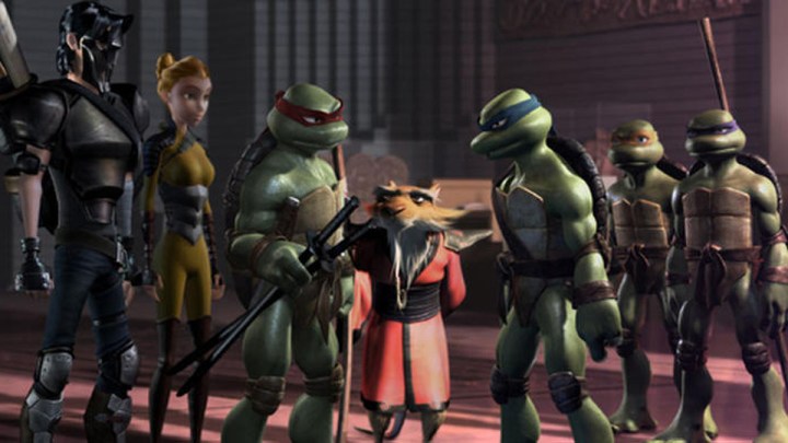 The cast of TMNT.