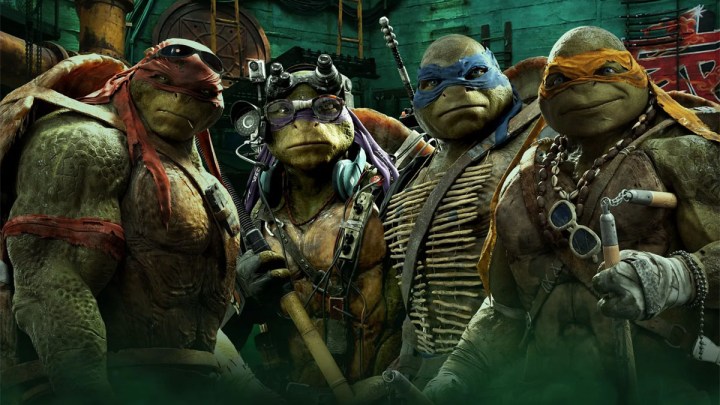The TMNT get a Michael Bay-style makeover in Teenage Mutant Ninja Turtles.