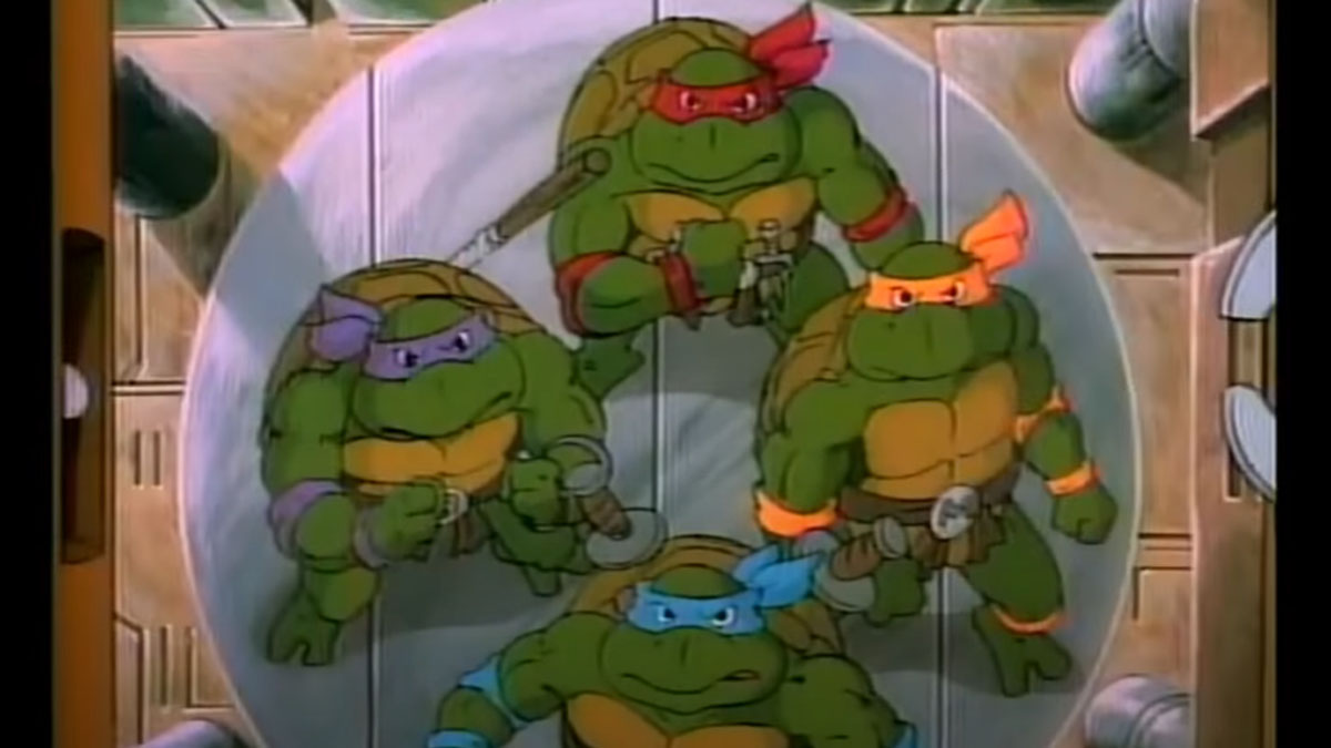 Esses garotos Tartarugas não dão folga a eles em Teenage Mutant Ninja Turtles.