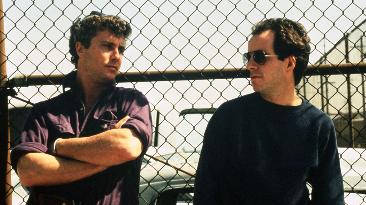William Petersen e John Pankow em To Live and Die in LA.