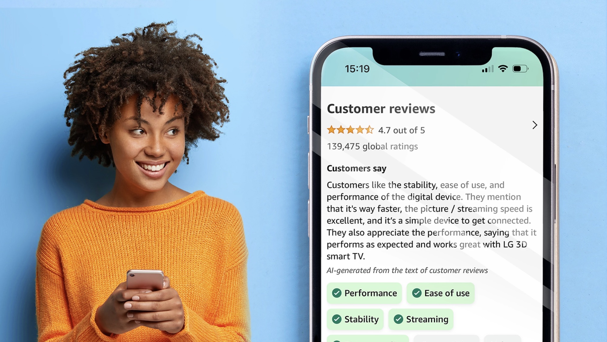 Amazon expands use of AI to summarize product reviews - Vimarsana News