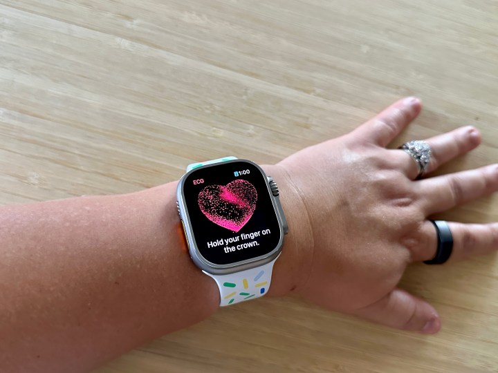 Mesure ECG Apple Watch Ultra.