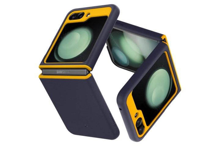 The Caseology Nano Pop case for the Z Flip 5 on a blank background.