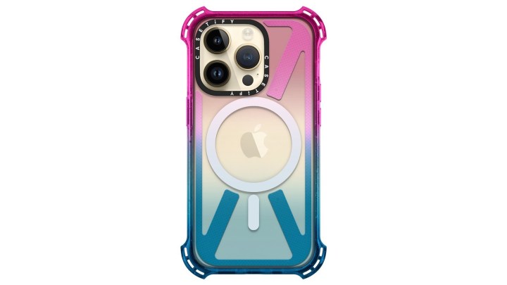 Casetify Bounce case for iPhone 14 Pro in Cotton Candy.