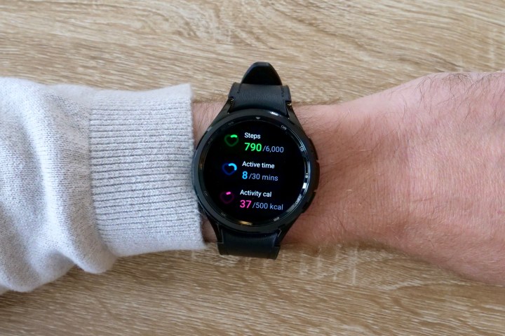Daily activity on the Samsung Galaxy Watch 6 Classic.