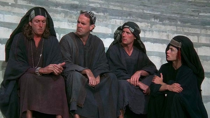 The cast of The Life of Brian. 