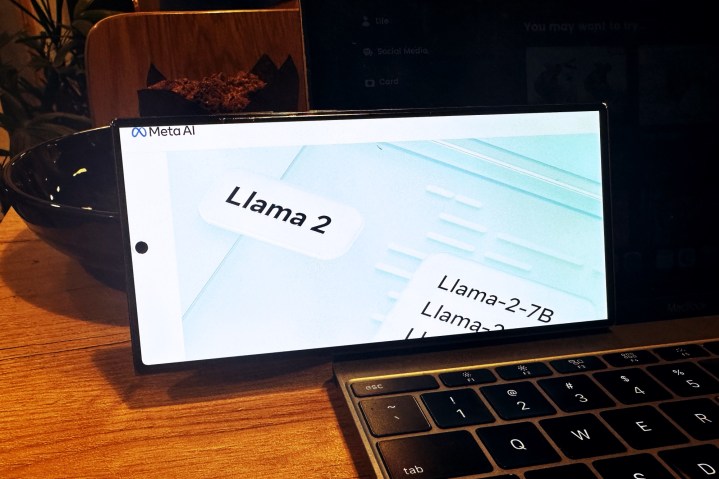 Meta's Llama 2 language model on a phone.