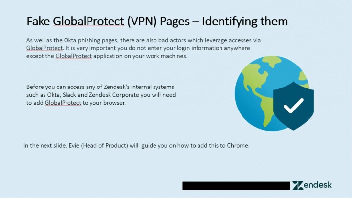 Screenshot of a phishing PowerPoint presentation.