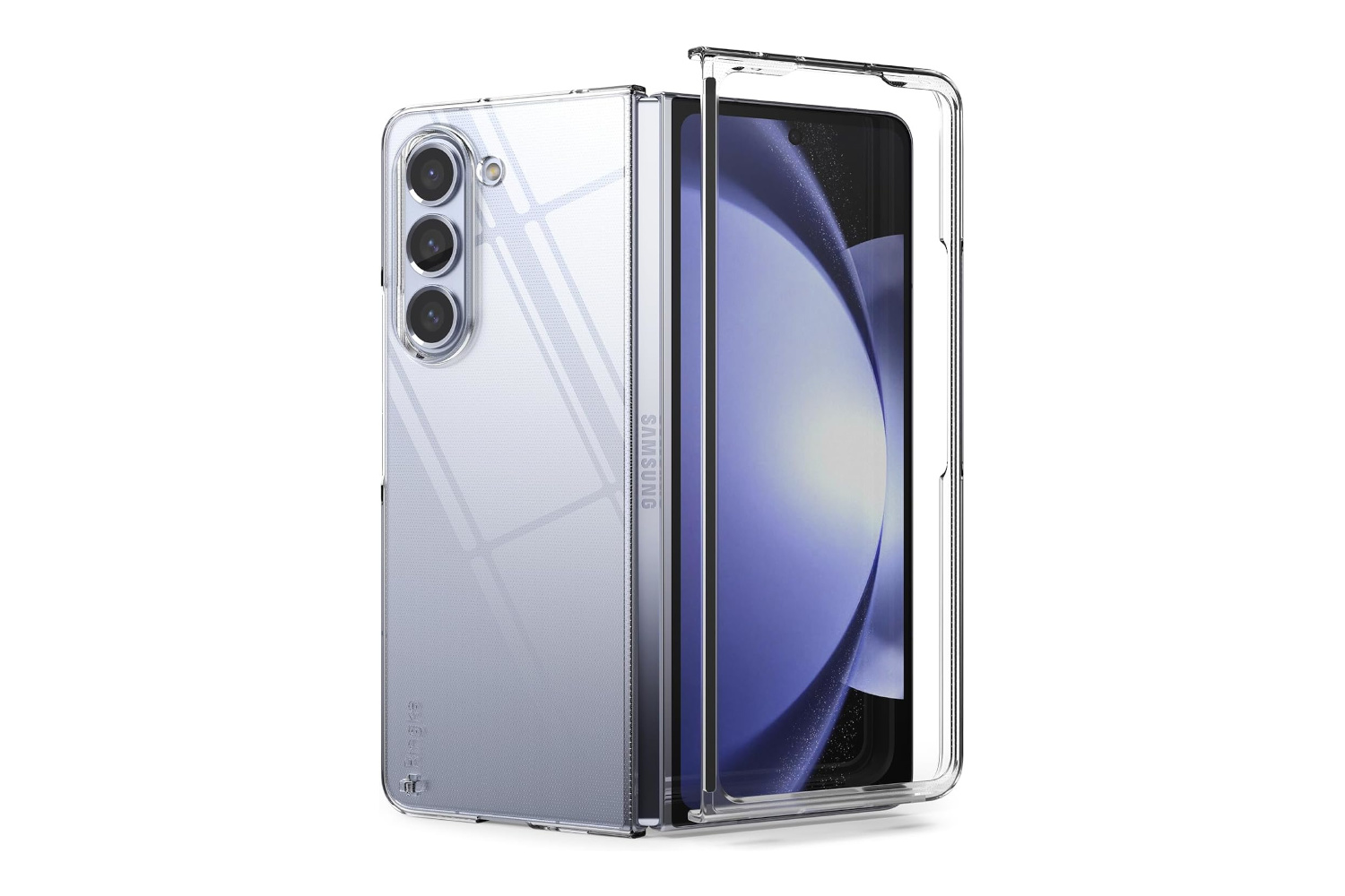 Metal Green LV Samsung Galaxy S22 Ultra Clear Case