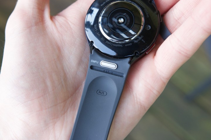 Pulsante di sgancio rapido sul Samsung Galaxy Watch 6.