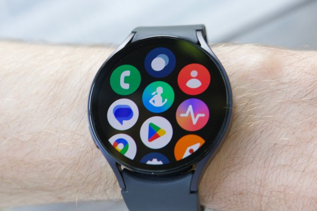 Apps page on the Samsung Galaxy Watch 6.