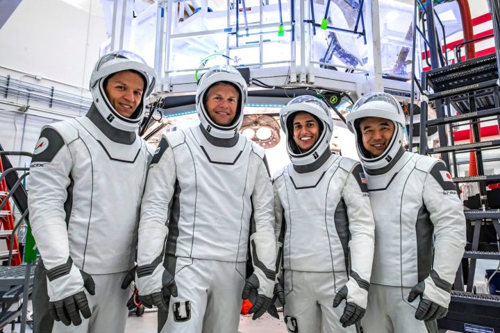Astronautas Crew-7 de SpaceX.