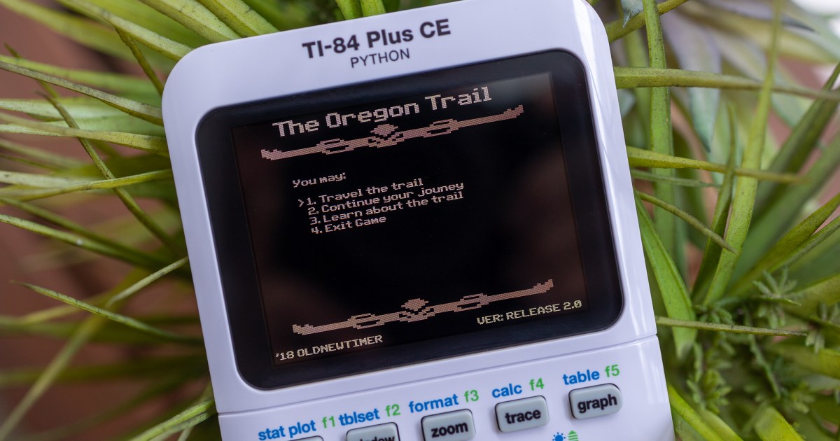 Algebra, graphing calculators, and dying of dysentery