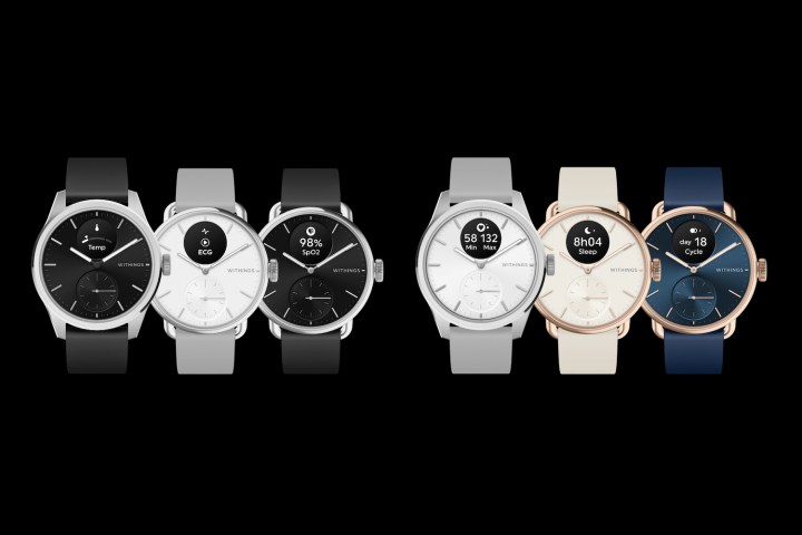 La gamma di smartwatch Withings ScanWatch 2.