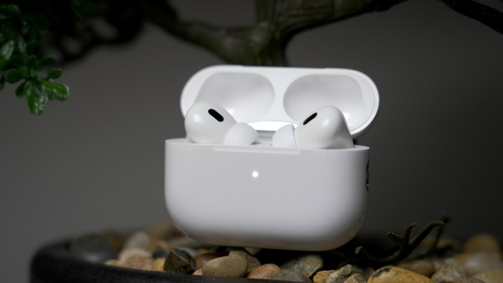 Apple AirPods Pro 2 in their USB-C and MagSafe case.