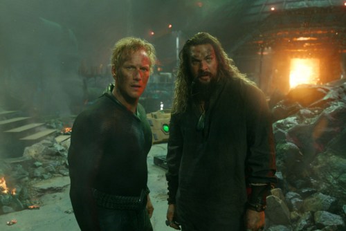 Patrick Wilson and Jason Mamoa in "Aquaman and the Lost Kingdom."