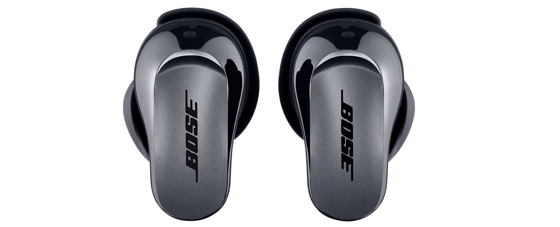 Bose QuietComfort Ultra Earbuds in black.